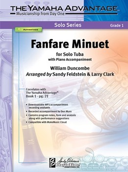 Fanfare Minuet by Duncombe William - Feldstein and Clark - for Tuba and Piano