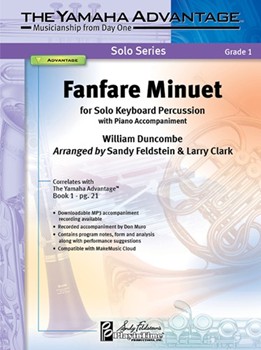 Fanfare Minuet by Duncombe William - Feldstein and Clark - for Mallet and Piano