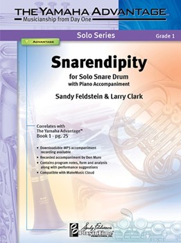 Snarendipity by Feldstein and Clark for Snare Drum (W / cd)