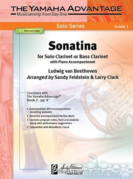 Sonatina by Beethoven Ludwig van - Feldstein and Clark - for Clarinet Solo