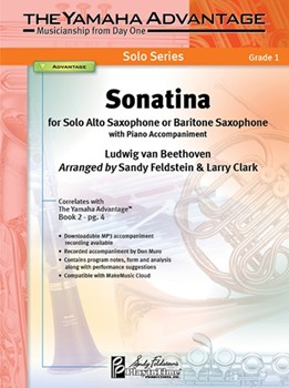 Sonatina by Beethoven Ludwig van - Feldstein and Clark - for Alto Saxophone and Piano