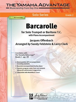 Barcarolle by Offenbach Jacques - Feldstein and Clark - for Trumpet and Piano
