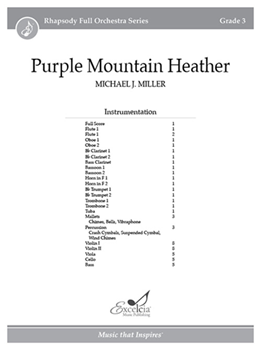 Excelcia Miller M   Purple Mountain Heather - Full Orchestra