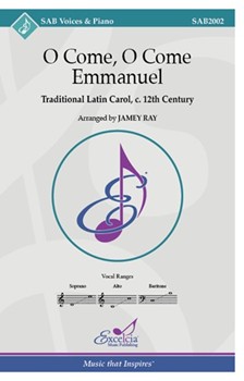 O Come O Come Emmanuel by - Ray Jamey - for SAB and Piano (LATIN C. 12th Century)
