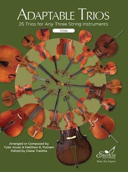Adaptable Trios for Viola by Arcari and Putnam - Traietta Diana - for Viola