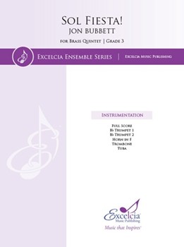 Sol Fiesta! for Brass Quintet by Bubbett Jon for Trumpet Trumpet Horn in F Trombone Tuba