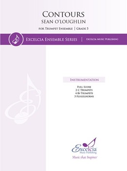 Contours for Trumpet Ensemble by O'Loughlin Sean for Trumpet in C 1 Trumpet in C 2 Trumpet in Bb 1 Trumpet in Bb 2 Trumpet in Bb 3 Trumpet in Bb 4 Fluglehorn 1 Fluglehorn 2 Fluglehorn 3