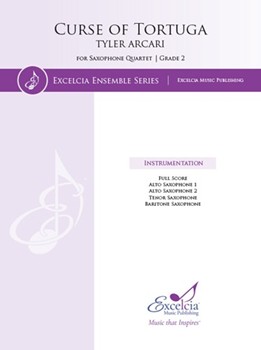 Curse of Tortuga by Arcari Tyler for Sax Quartet