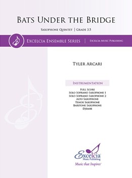 Bats Under the Bridge for Saxophone Quintet