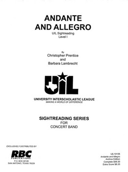 Andante & Allegro (2006) by Lambrecht and Prentice for Concert Band