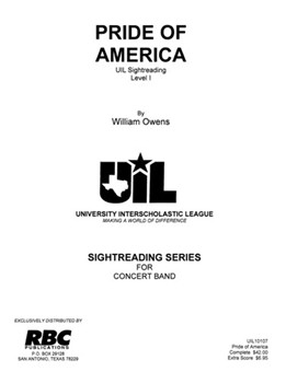 Pride Of America (2007) by Owens William for Concert Band