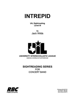 Intrepid (2019) by Wilds Jack for Concert Band (Key of Bb)
