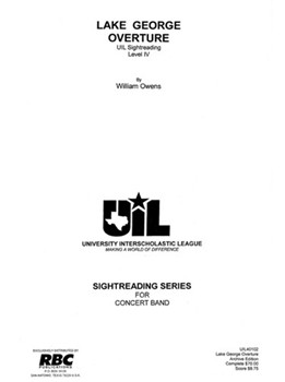 Lake George Overture (2002) by Owens William for Full Score