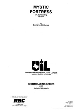 Mystic Fortress (2005) by Matthews C for Concert Band (Key of Bb)