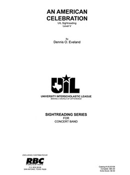 American Celebration (2008) by Eveland Dennis for Concert Band