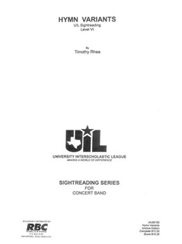 Hymn Variants (2002) by Rhea Timothy for Full Score