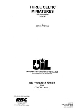 3 Celtic Miniatures (2006) by Andrews James for Full Score