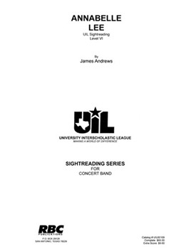 Annabelle Lee (2009) by Andrews James for Concert Band