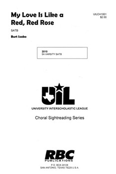 My Love Is Like A Red Red Rose by Szabo Burt for SATB