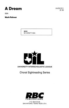 Dream by Rohwer Mark for SSA a cappella