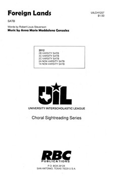 Foreign Lands by Gonzalez Anna Marie for SATB