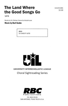 Land Where The Good Songs Go by Szabo Burt for SATB