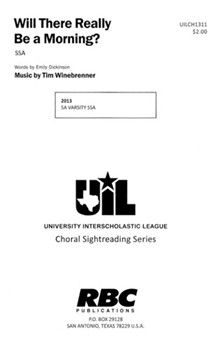 Will There Really Be A Morning by Winebrenner Tim for SSA