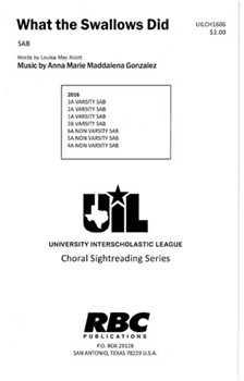 What the Swallows Did by Gonzalez Anna Marie for SAB