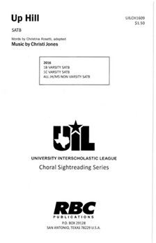 Up Hill by Jones Christi for SATB