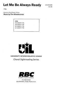 Let Me Be Always Ready by Winebrenner Tim for TTB