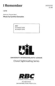 I Remember by Gonzales Cynthia for SATB