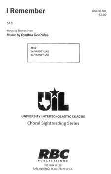 I Remember by Gonzales Cynthia for SAB