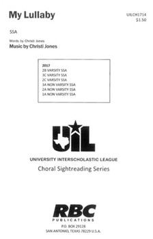 My Lullaby by Jones Christi for SSA