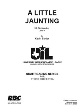 A Little Jaunting (Score)