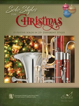 Solo Styles for Christmas by Various for Bass Clef Instruments