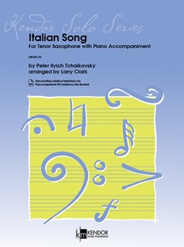 Italian Song For Tenor Saxophone with Piano Accompaniment