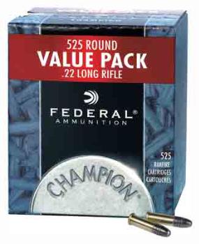 Federal Ammunition 745 FEDERAL 22 LR 1260FPS 36GR HP 525RD 10BX/CS