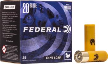 Federal Ammunition H2006 FEDERAL GAME LOAD 20GA 25RD 2.75" 7/8OZ 1210FPS #6