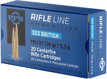 APP303F PPU AMMO .303 BRITISH 174GR. FMJ 20-PACK