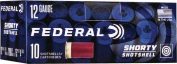 Federal Ammunition SHORTY SHOTSHELL 4BUCK FEDERAL 12GA 1 3/4" 4 BUCK SHORTY SHOTSHELL 10RD 10BX/CS