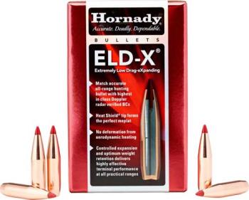 Hornady 200-25418 HORNADY BULLETS 25CAL. .257 110GR. ELD-X 100CT 25BX/CS
