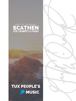 Scathen by Davenport Geritt W for Solo Bb Trumpet and Piano