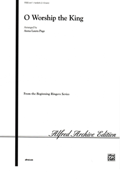 O Worship the King by - Page Anna Laura - for Handbells