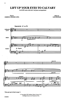 Lift Up Your Eyes to Calvary