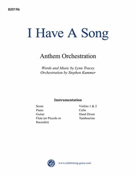 I Have a Song Orchestration CD
