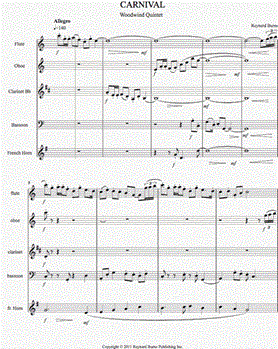 Carnival for Woodwind Quintet