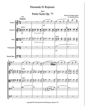 Demande et Reponse from Petite Suite