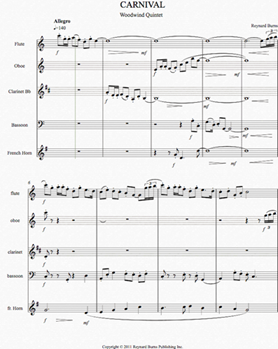 Carnival for WW Quintet