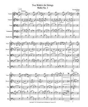 Two Waltzes for Strings