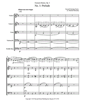 Fantasie-Stucke Op.5